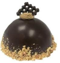 Chocolate Mousse Dome, 3" individual (each)--contains nuts
